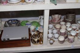 Boxed cutlery, early tea wares, Palissy Apple Blossom, Paragon Symmetra, commemorative wares.