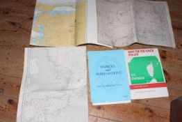 Marine Ordnance Survey maps, Seabeam II Seafarer range, Finder Nite Tracker 1, Fina rubber ring.