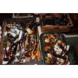 Large collection of assorted pipes, cases,