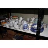 Collection of part dinner and teawares including Royal Doulton Forest Flower,