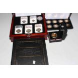 Seven USA coins, all stamped by NGC,