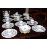 Coalport Revelry part tea and dinner service, approximately sixty pieces.