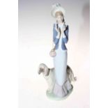 Lladro Stepping Out, 1537, 33cm.