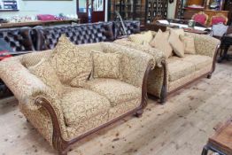 Barker & Stonehouse Gascoigne three seater and two seater settees.