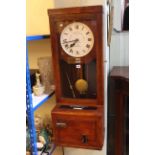 Oak cased Gledhill-Brook time recorder clock.