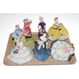 Six Royal Doulton figurines, The Last Waltz, Good Day Sir, Milestone, Daydreams,