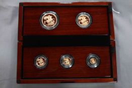 The Royal Mint, The 2016 Sovereign Collection Gold Proof Five Coin Set,