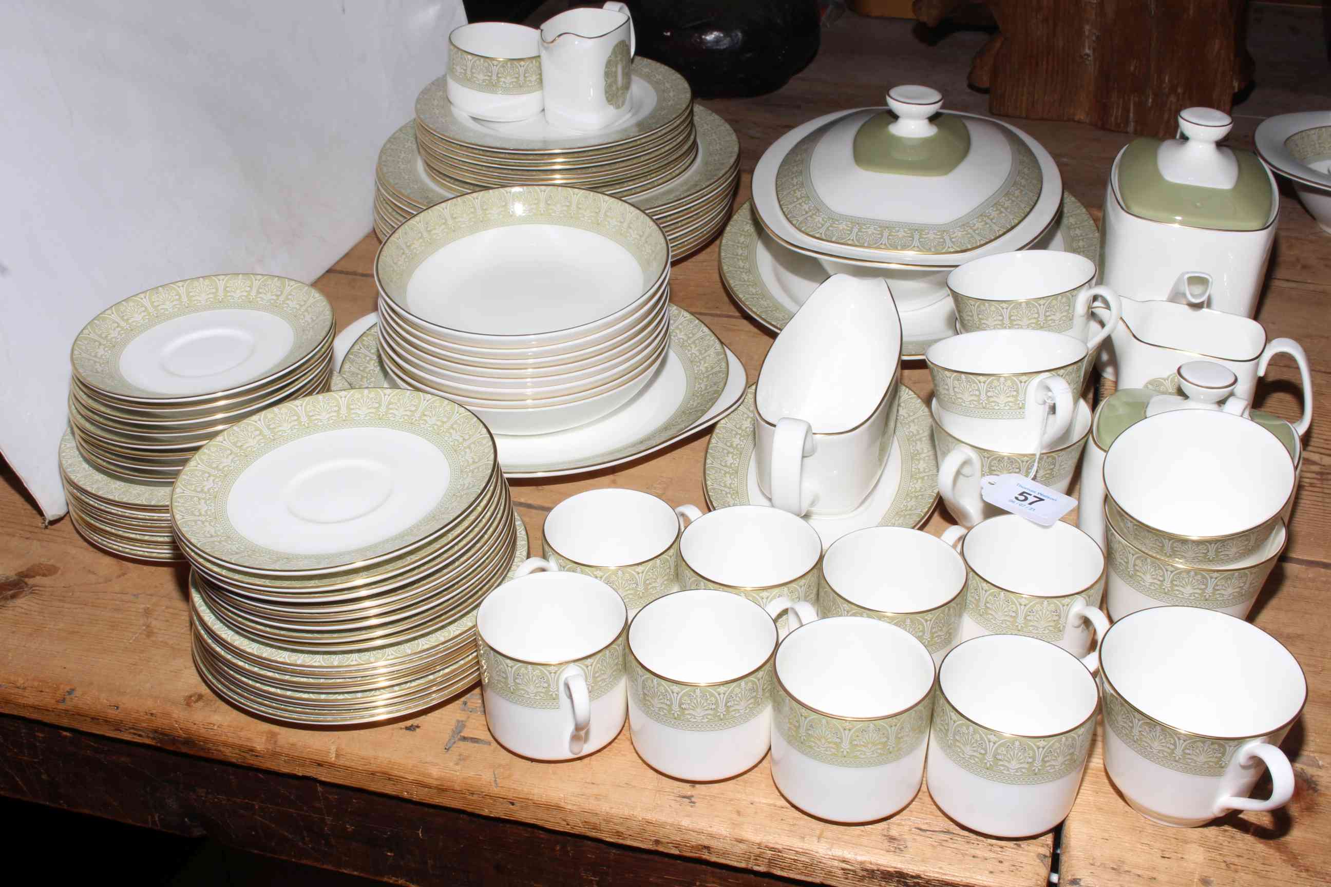Royal Doulton 'Sonnet' dinner, tea and coffee wares, approximately eighty pieces.