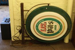 Darlington East End W.M. Club illuminated LCL Pils Lager wall mounted sign.