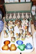 Eighteen Royal Albert Beatrix Potter figures with boxes,