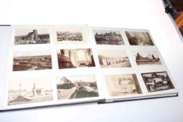 Album of North Yorkshire postcards including Northallerton and Villages, Britain and Wright cards.