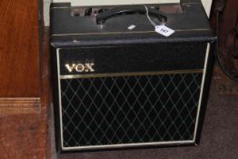 Vox amplifier.