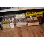 Marvel and other comics, Piggin ornaments, miniature pieces, four Ringtons vehicles, and others.