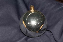 Large Victorian silver glass witches ball.
