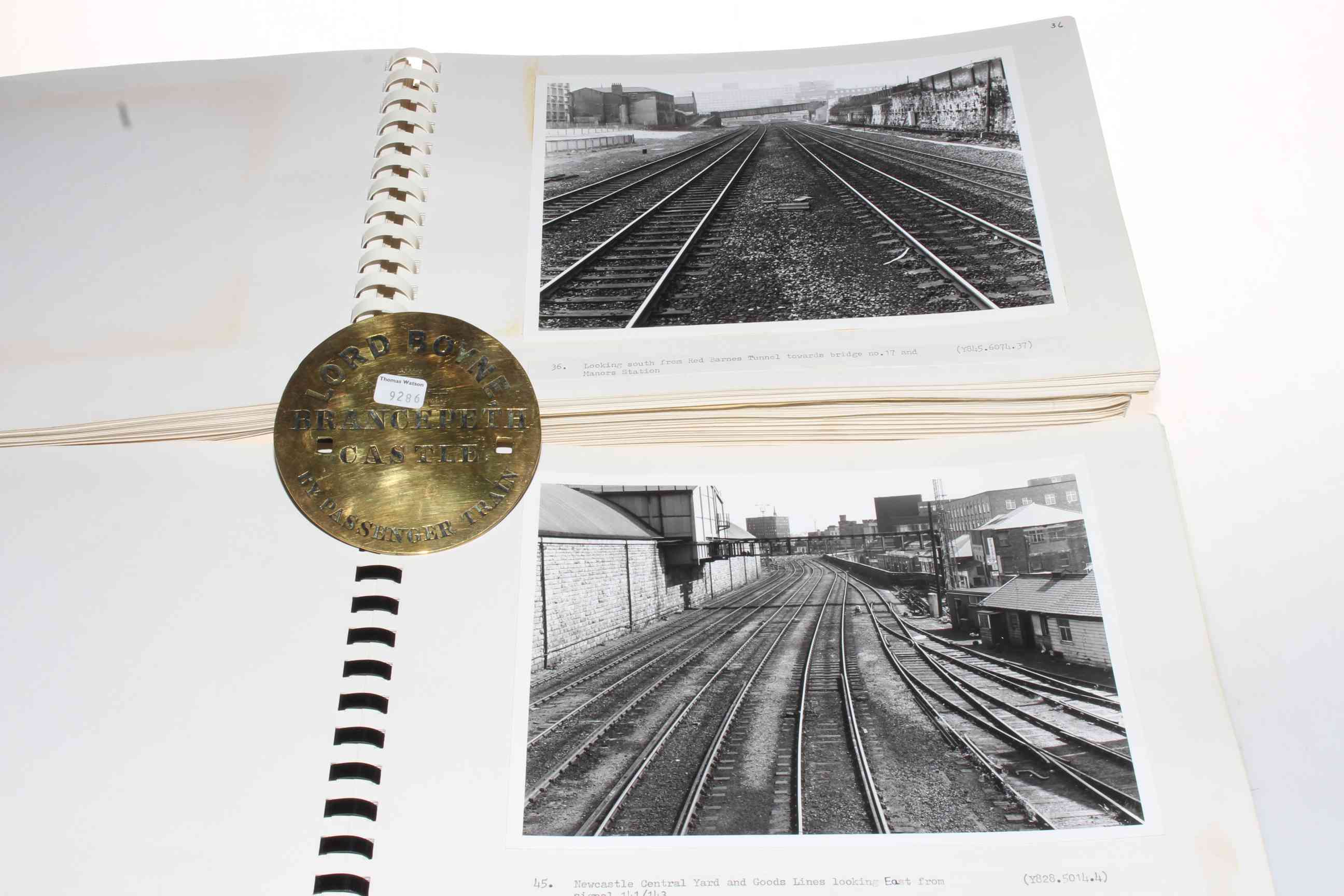 Three albums depicting Newcastle - Gateshead original photographs dating circa 1990's,