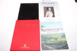 Four Christies catalogues including Dresses From The Collection of Diana Princess of Wales 1997