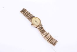 Rotary ladies 9 carat gold bracelet watch.