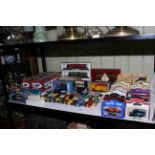 Collection of model vehicles including Days Gone, Classic Motorbikes, etc.