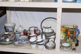 Royal Doulton Sherbrooke tea, coffee and dinnerware, Border Fine Arts Hunter group,