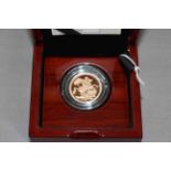 2020 The Royal Mint gold proof sovereign in box with COA No. 5127.