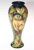 Moorcroft limited edition Tamarin vase by Sian Leeper, 142/300, 27.5cm, with box.