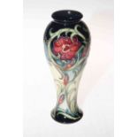 Moorcroft stylised anemone vase by Kerry Goodwin, 21cm, with box.