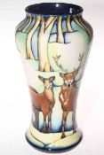 Moorcroft limited edition Wild Highlanders vase by Amanda Baker, 95/350, 26cm, with box.