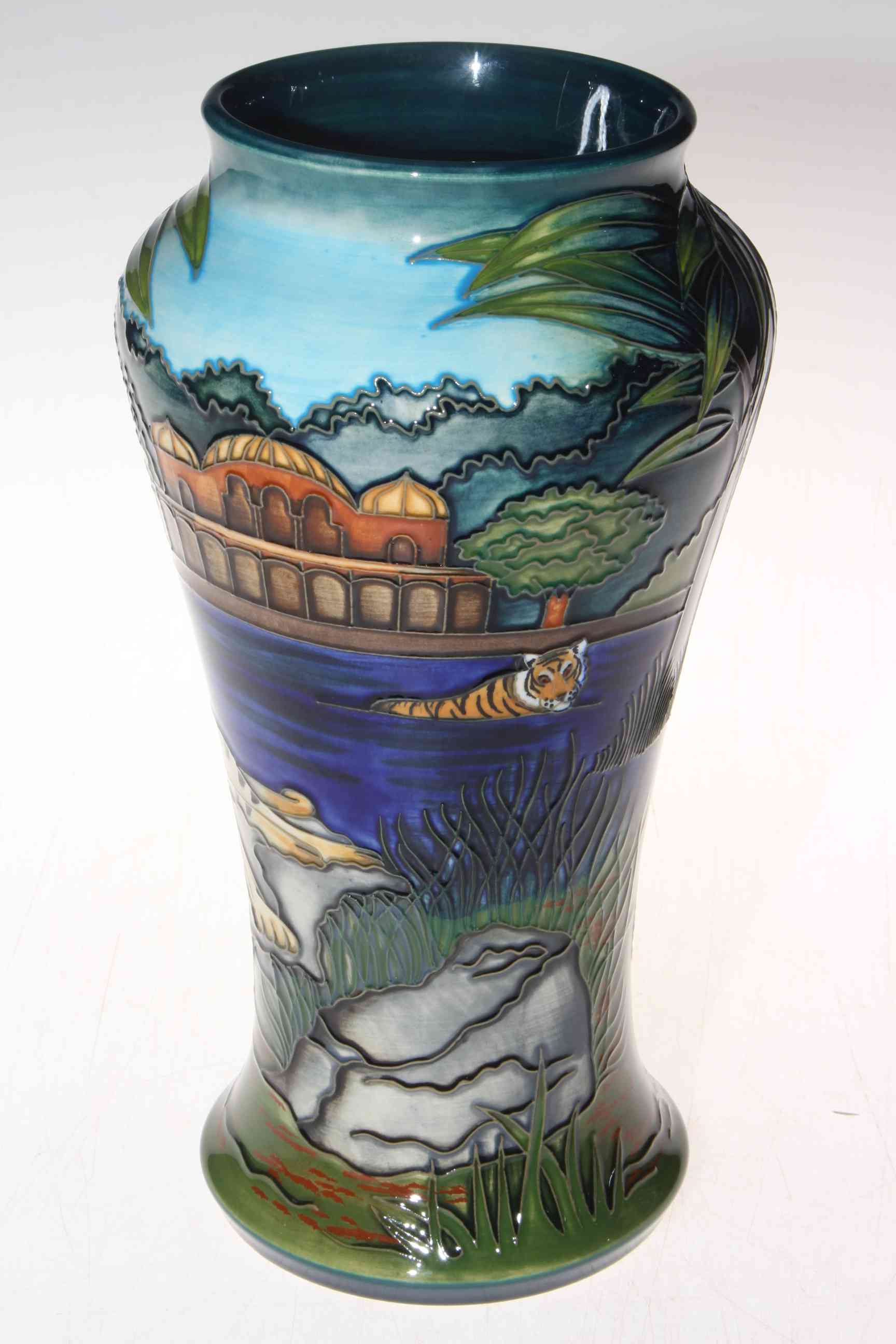 Moorcroft limited edition Ranthambore vase by Sian Leeper, 301/400, 26cm, with box. - Image 3 of 4