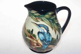 Moorcroft limited edition Kingfisher jug by Philip Gibson, 268/350, 19.5cm, with box.