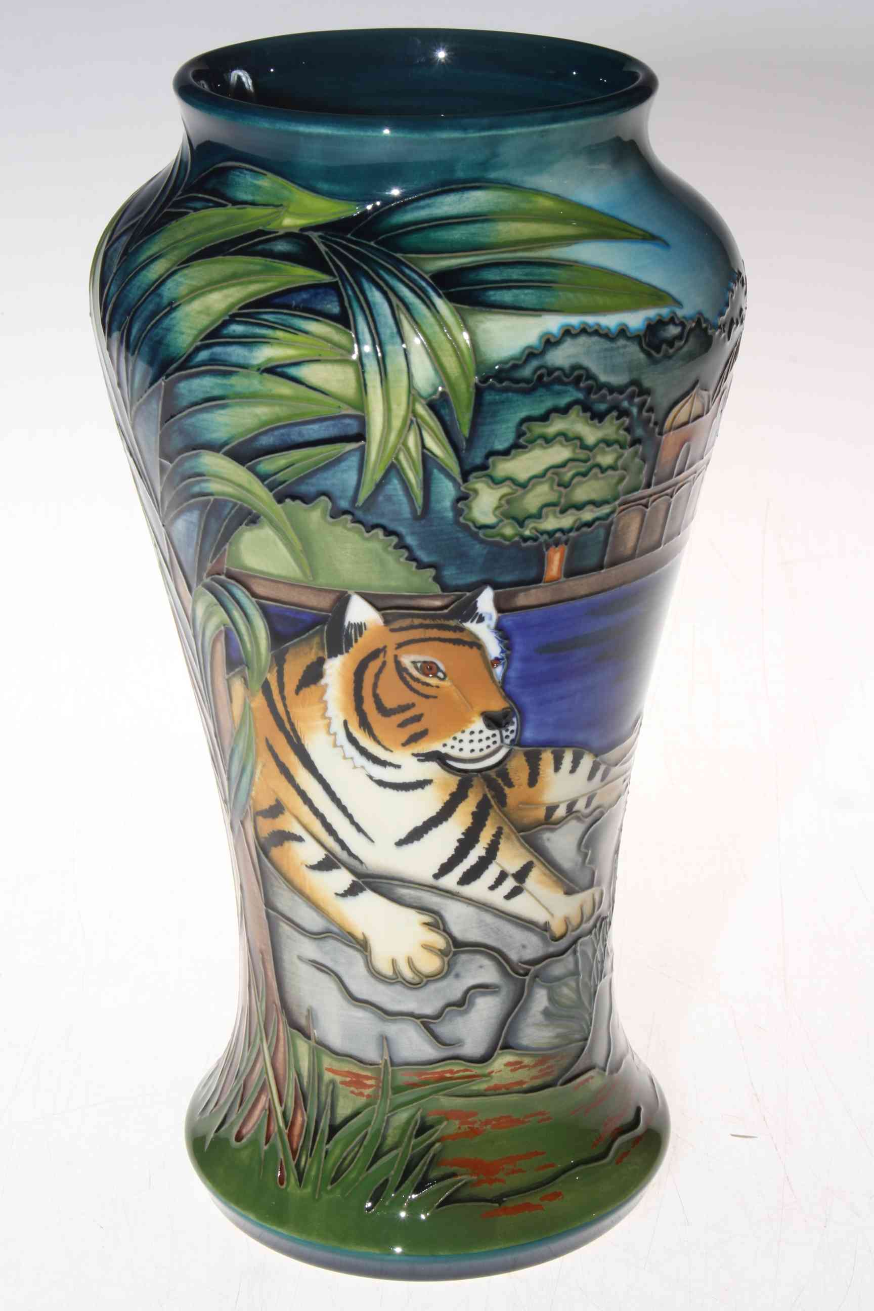 Moorcroft limited edition Ranthambore vase by Sian Leeper, 301/400, 26cm, with box. - Image 4 of 4