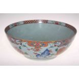 Large Chinese famille rose bowl, 40cm diameter.