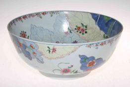 Large Chinese tobacco leaf bowl, 36cm diameter.