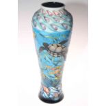 Moorcroft limited edition South Pacific vase by Sian Leeper, 138/300, 36.5cm, with box.