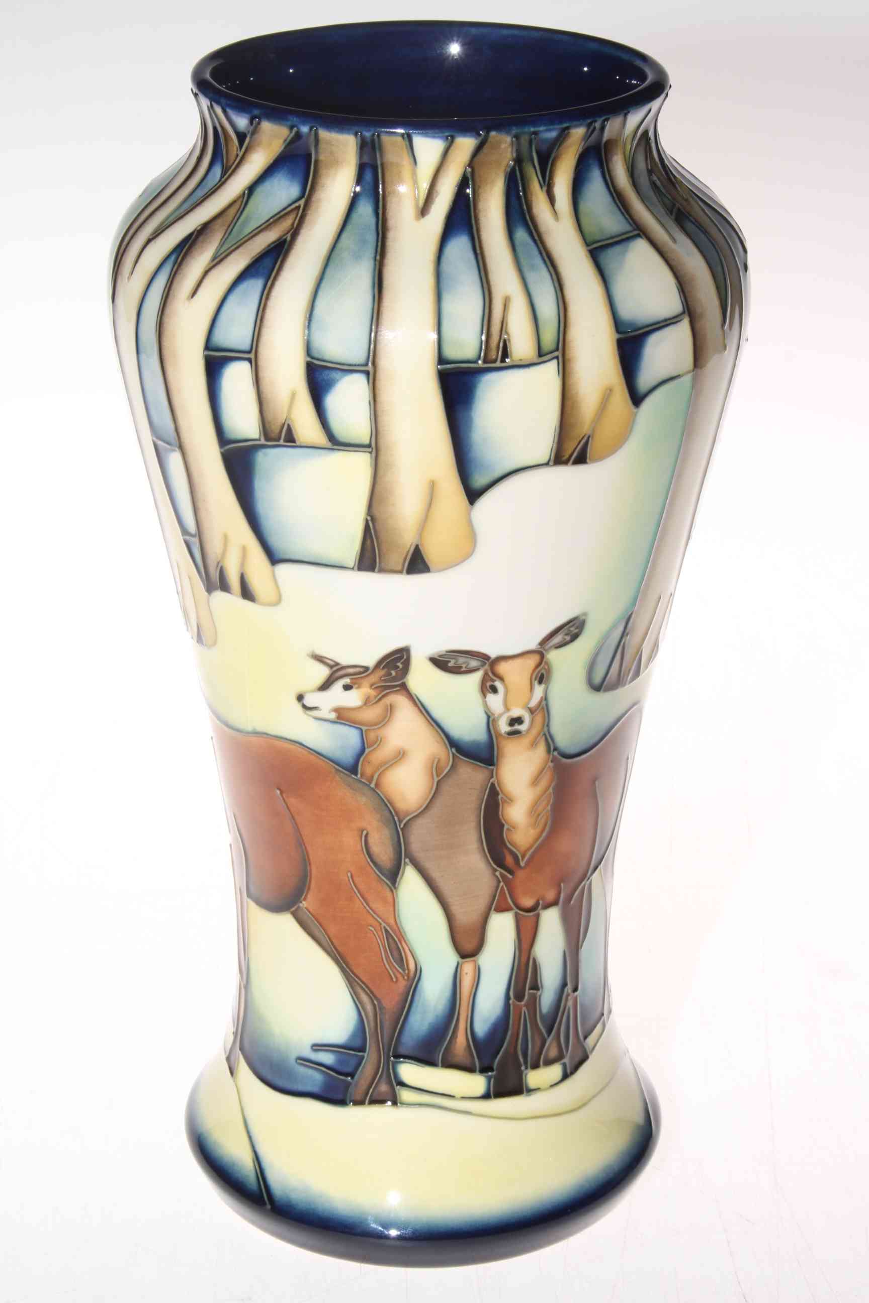 Moorcroft limited edition Wild Highlanders vase by Amanda Baker, 95/350, 26cm, with box. - Image 2 of 3