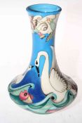 Moorcroft limited edition Odyssey pattern vase by Beverley Wilkes, 206/500, 20.5cm, with box.
