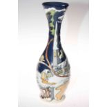 Moorcroft limited edition Church in Winter Landscape vase by Kerry Goodwin, 35/50, 37cm, with box.