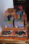 Royal Doulton Harry Potter figures including Playing Quidditch, Madame Hooch and Professor Sprout,
