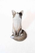 Royal Copenhagen fox, no. 1475, 14.5cm.