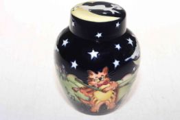 Moorcroft limited edition Hey Diddle Diddle ginger jar by Nichola Slaney, 106/250, 15.5cm, with box.