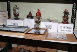 Collection of Harry Potter memorabilia including stamps,