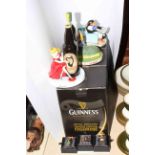 Royal Doulton Guinness, three limited edition boxed pieces, Guinness Harpist,