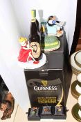 Royal Doulton Guinness, three limited edition boxed pieces, Guinness Harpist,