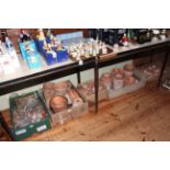 Box of assorted glassware, Victorian and later china etc,