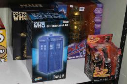 Doctor Who memorabilia including cookie jars by Characters Cards Ltd,