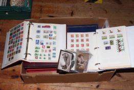 Collection of worldwide stamps, fdcs, face value presentation packs (approx £50).