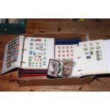 Collection of worldwide stamps, fdcs, face value presentation packs (approx £50).