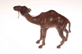 Leather camel, 25cm.