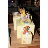 Royal Doulton Winnie-the-Pooh, three boxed pieces, limited edition Pooh Sticks and Push...