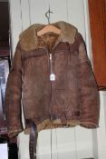 WWII RAF Sheepskin Flying jacket.