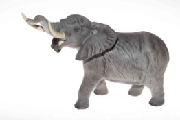 Large Beswick elephant, 25cm high, 35cm long.